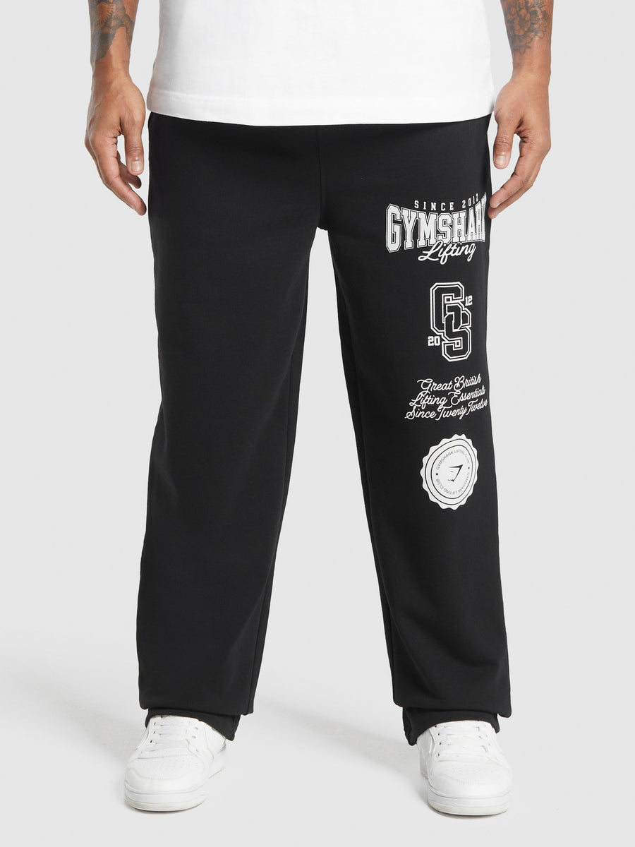 Gymshark Lifting Essentials Straight Leg Pant — Black — 2