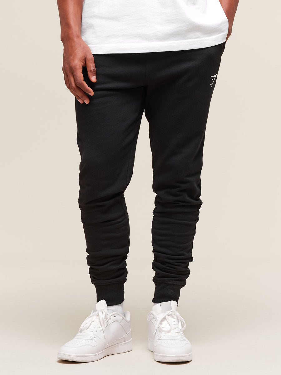 Gymshark Crest Tall Joggers — Black — 3