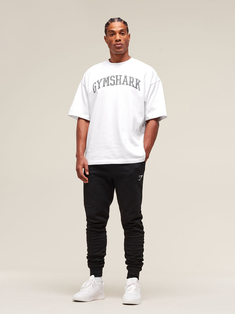 Gymshark Crest Tall Joggers — Black — 8