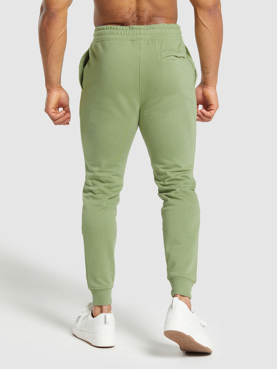 Gymshark Crest Joggers — Natural Sage Green — 2
