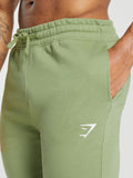 Gymshark Crest Joggers — Natural Sage Green — 4
