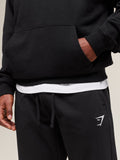 Gymshark Essential Oversized Joggers — Black — 4