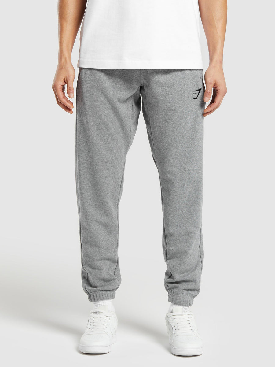 Gymshark Essential Oversized Joggers — Charcoal Grey Marl — 2