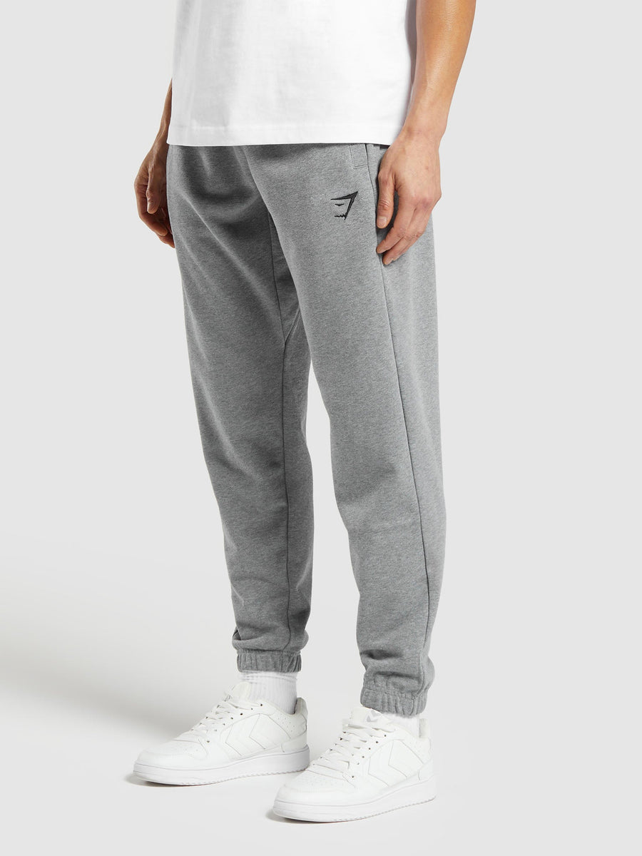 Gymshark Essential Oversized Joggers — Charcoal Grey Marl — 1