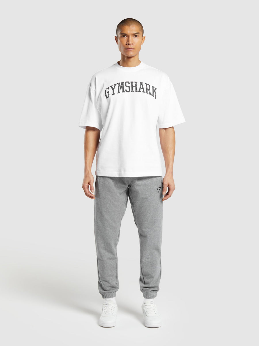 Gymshark Essential Oversized Joggers — Charcoal Grey Marl — 4