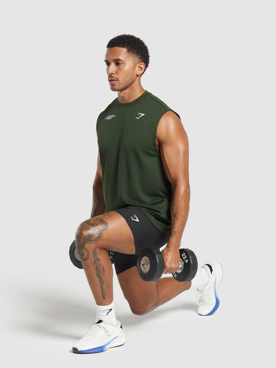 Gymshark Conditioning Club Tank — Trail Green — 4