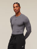 Gymshark Element Baselayer Long Sleeve T-Shirt — Dark Grey — 4