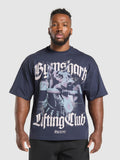 Gymshark Doberman Graphic T-Shirt — Heavy Blue — 1