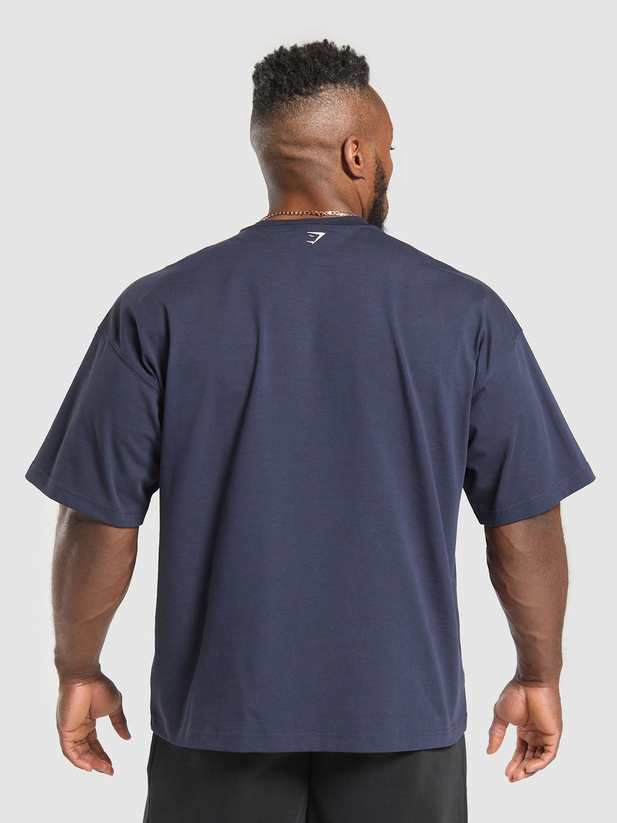 Gymshark Doberman Graphic T-Shirt — Heavy Blue — 2