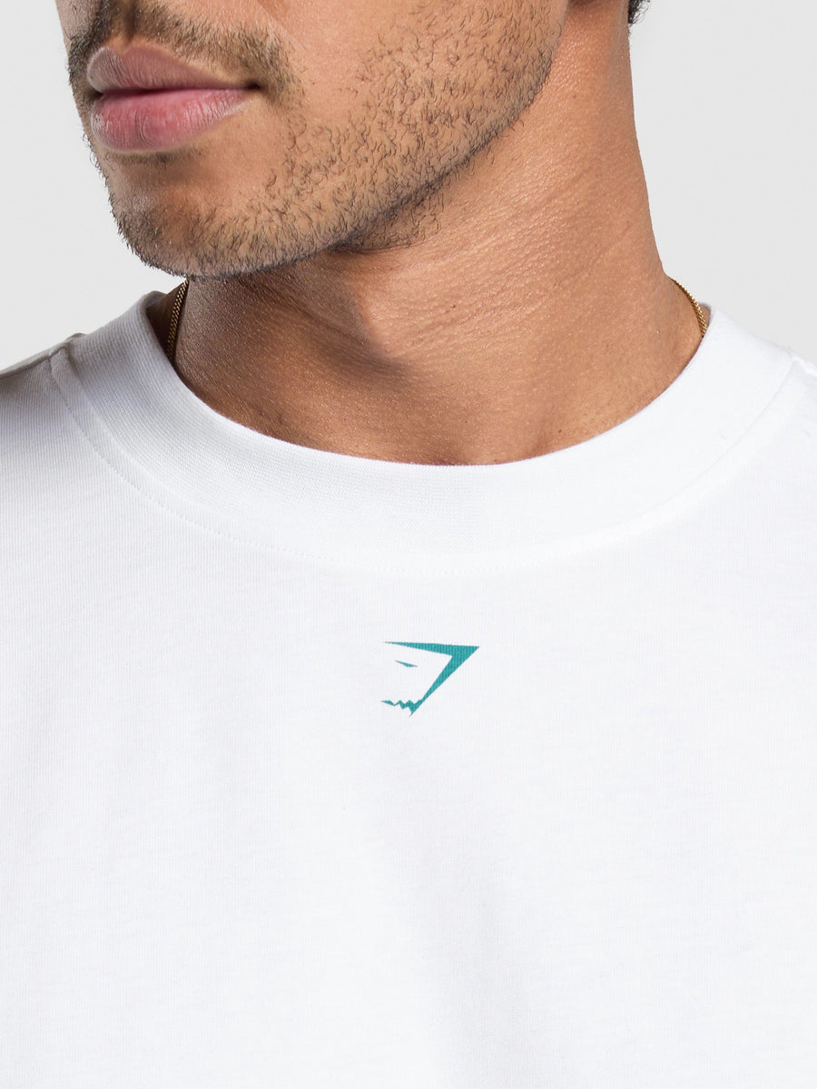 Gymshark EST 2012 T-Shirt — White — 6