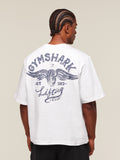 Gymshark Flying Weights T-Shirt — White — 1