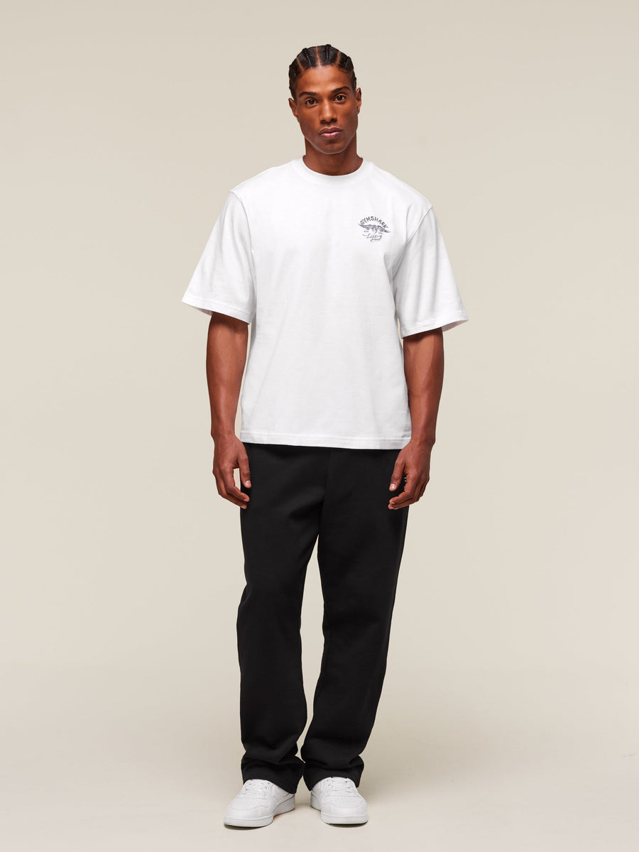 Gymshark Flying Weights T-Shirt — White — 4