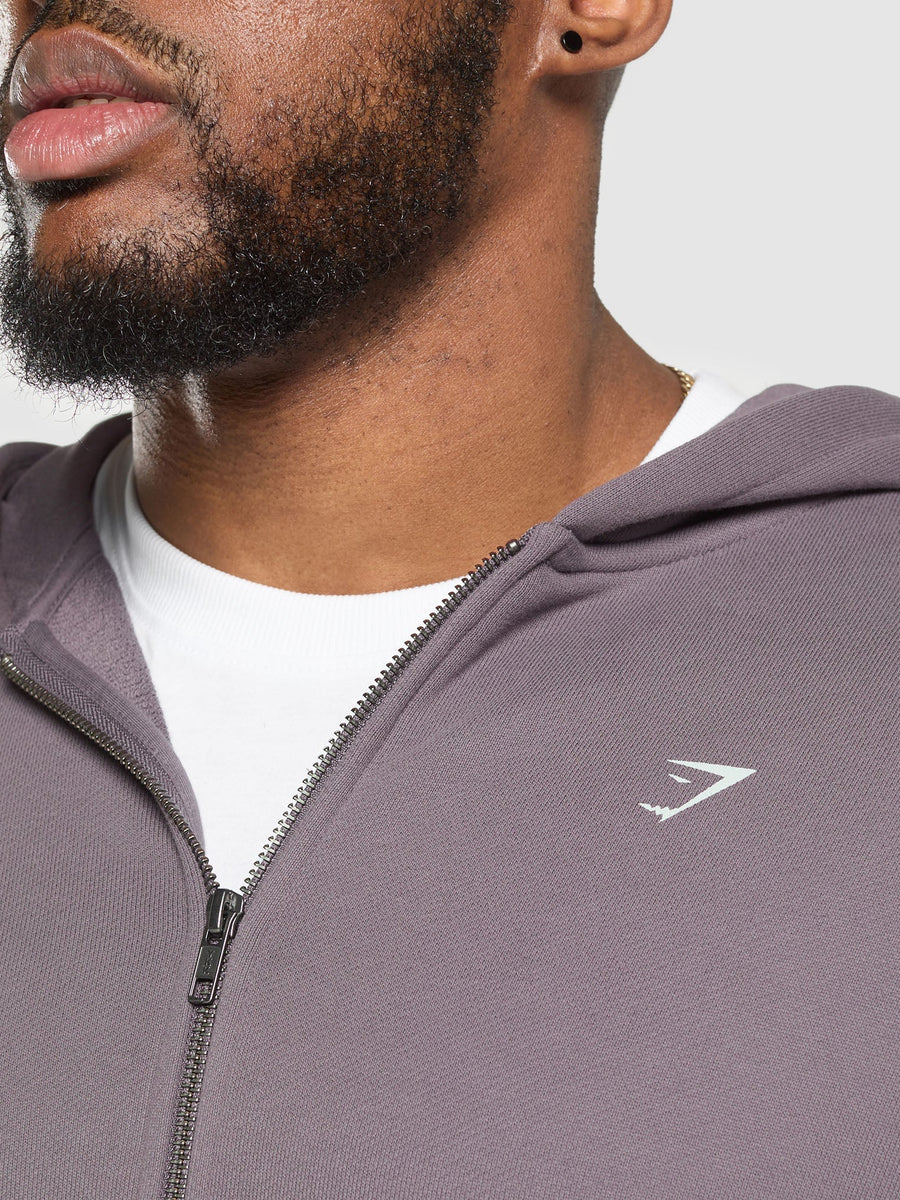 Gymshark Doberman Graphic Hoodie — Brushed Purple — 8