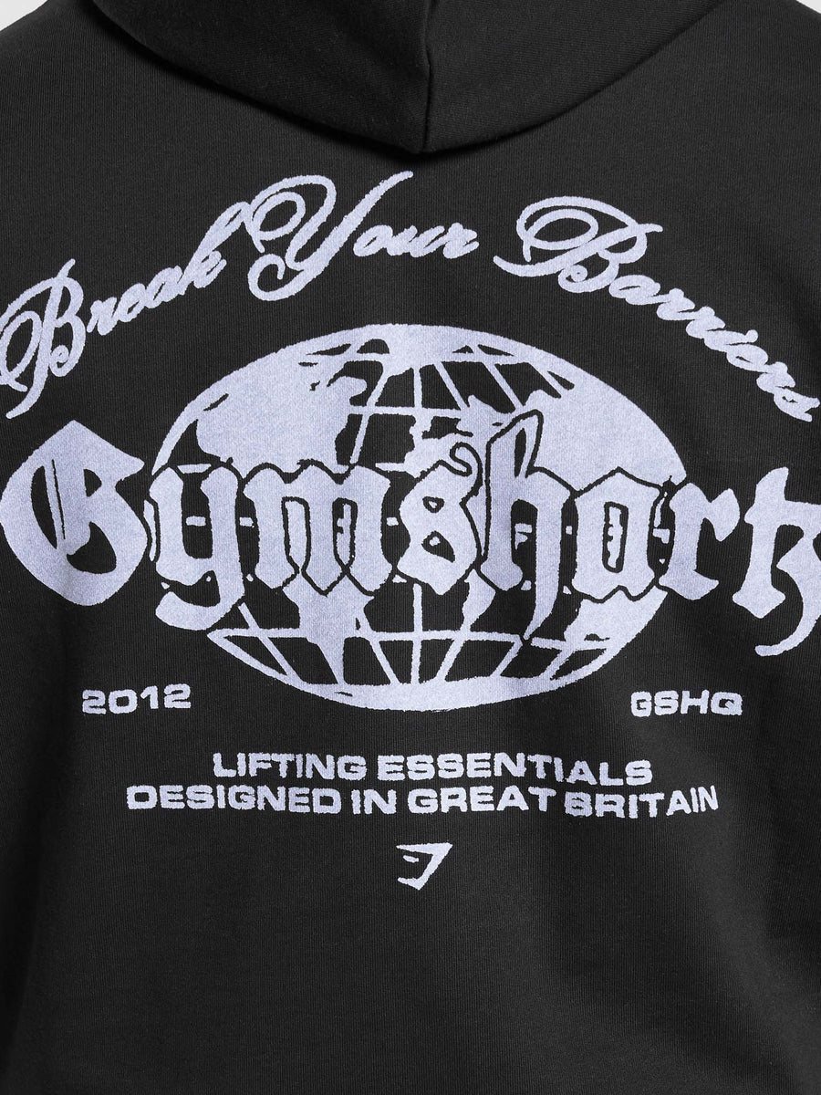 Gymshark Break Your Barriers Hoodie — Black — 5