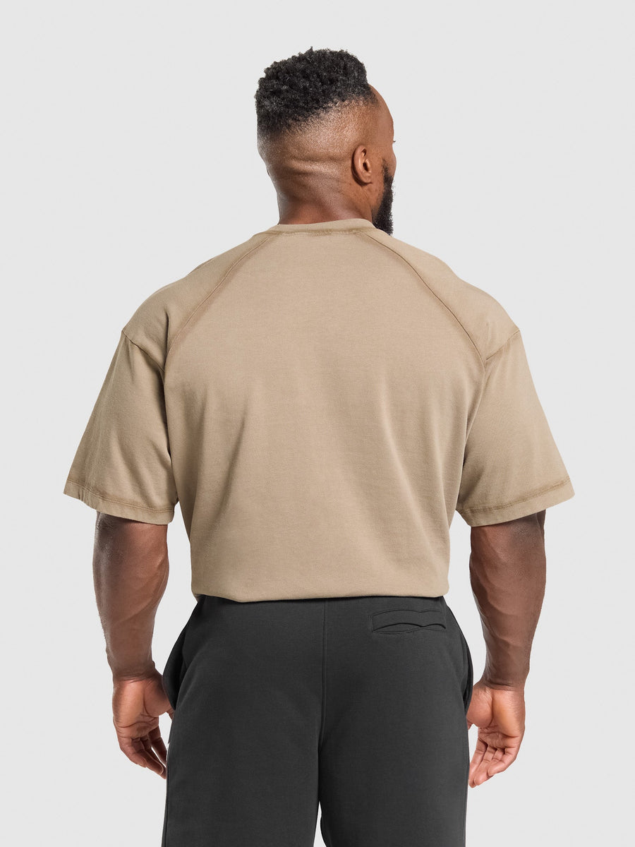 Gymshark Heavyweight T-Shirt — Lifestyle Brown — 2