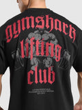 Gymshark Lifting Club Graphic T-Shirt — Black — 5