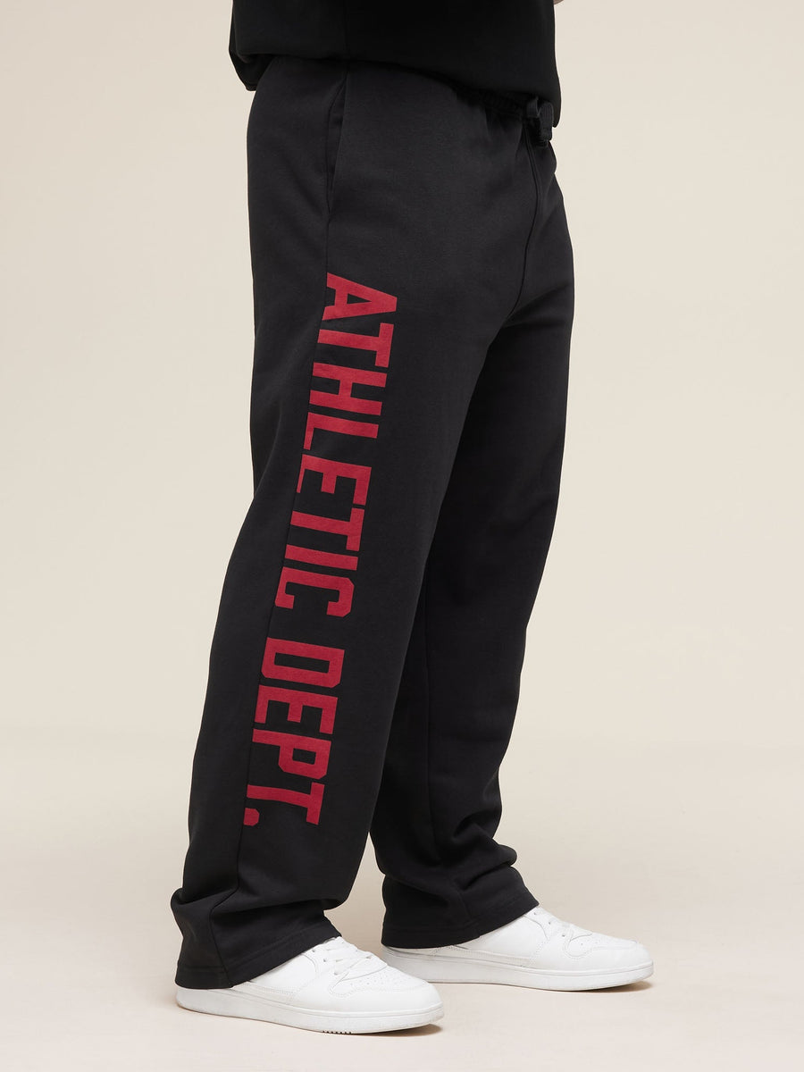 Gymshark Athletic Department Straight Leg Joggers — Black — 1