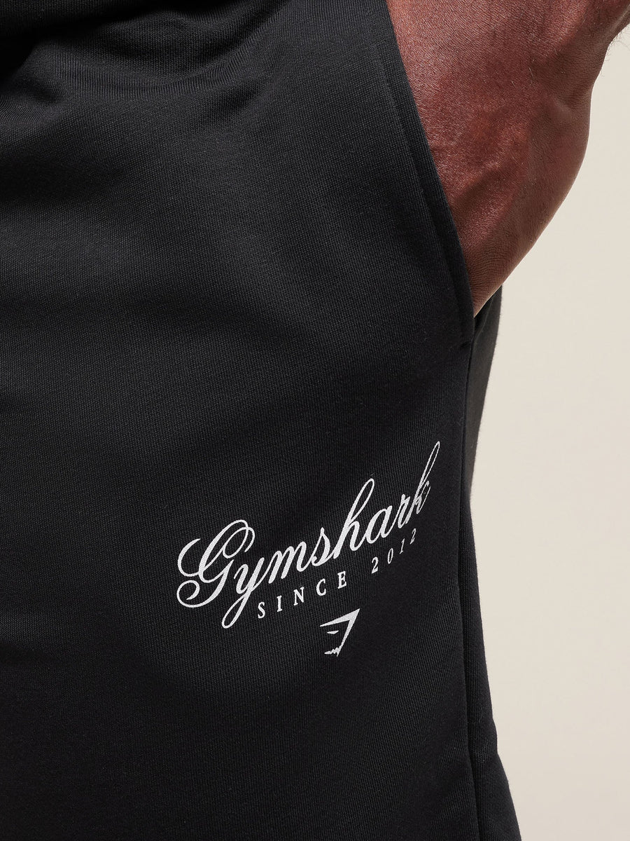 Gymshark Athletic Department Straight Leg Joggers — Black — 5