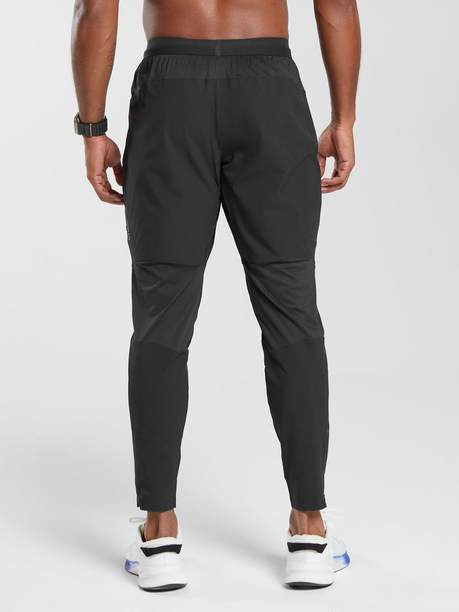 Gymshark Hybrid Woven Joggers — Black — 2