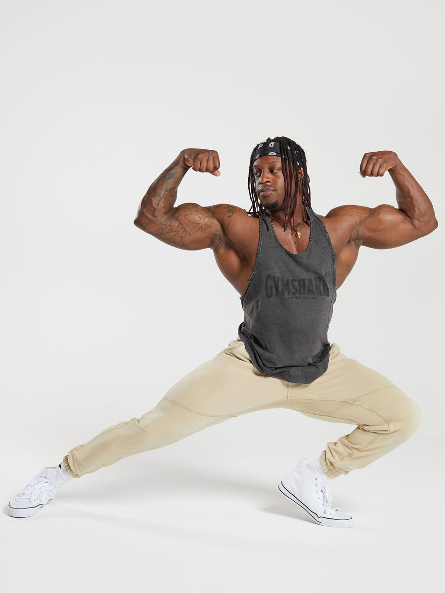 Gymshark Power Washed Jogger — Desert Beige/Acid Wash Small Ball — 4