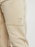 Gymshark Power Washed Jogger — Desert Beige/Acid Wash Small Ball — 6