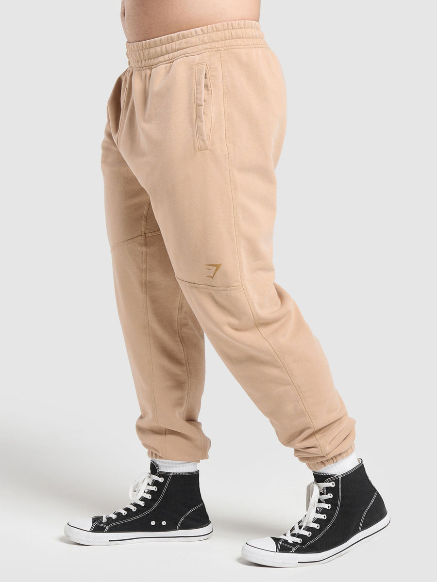 Gymshark Power Washed Jogger — Deep Fawn Brown/Acid Wash Small Ball — 3