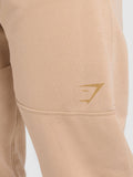 Gymshark Power Washed Jogger — Deep Fawn Brown/Acid Wash Small Ball — 6
