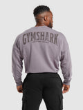Gymshark Heritage Washed Crew — Fog Purple/Acid Wash Small Ball — 1