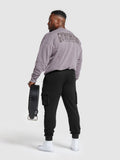 Gymshark Heritage Washed Crew — Fog Purple/Acid Wash Small Ball — 4