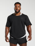 Gymshark Legacy Rag top — Black — 1