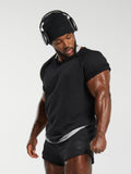 Gymshark Legacy Rag top — Black — 5