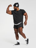 Gymshark Legacy Rag top — Black — 6