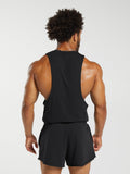 Gymshark Legacy Drop Arm Tank — Black — 7