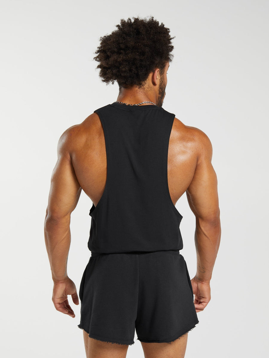 Gymshark Legacy Drop Arm Tank — Black — 7