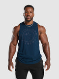 Gymshark Legacy Drop Arm Tank — Navy — 1