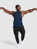 Gymshark Legacy Drop Arm Tank — Navy — 4