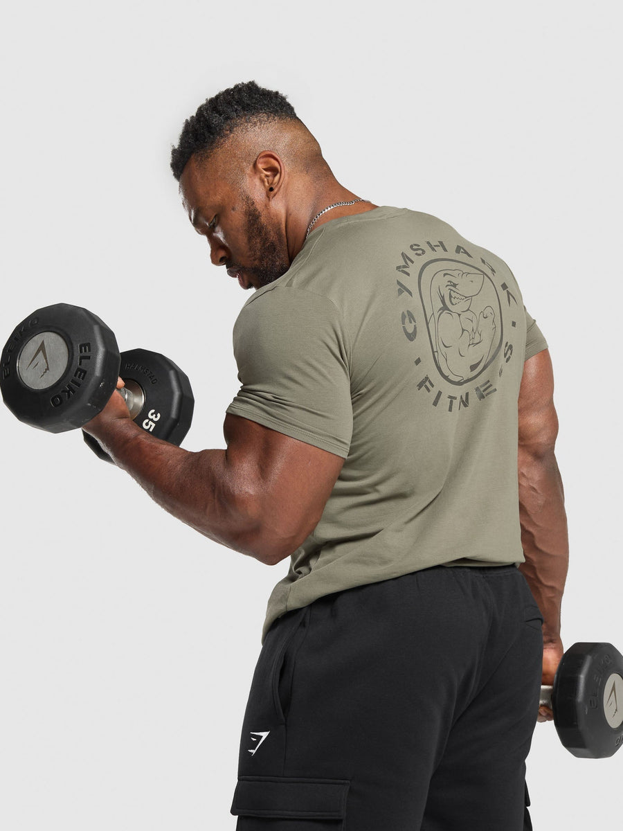 Gymshark Legacy T-Shirt — Base Green — 4
