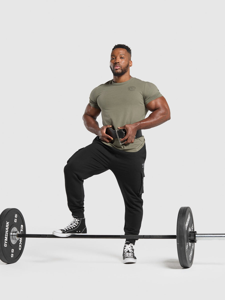 Gymshark Legacy T-Shirt — Base Green — 7