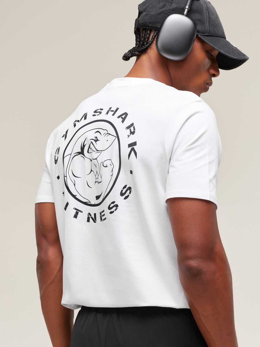 Gymshark Legacy T-Shirt — White — 1