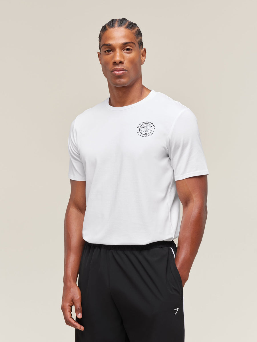 Gymshark Legacy T-Shirt — White — 2