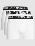 Gymshark Boxer Brief 3PK — White — 1