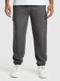 Gymshark Heavyweight Washed Cargo Joggers — Black/Solid Flat Oil Dye — 2