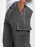 Gymshark Heavyweight Washed Cargo Joggers — Black/Solid Flat Oil Dye — 5