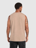 Gymshark Collegiate Shadow Washed Tank — Stone Pink/Stone Acid Wash — 2