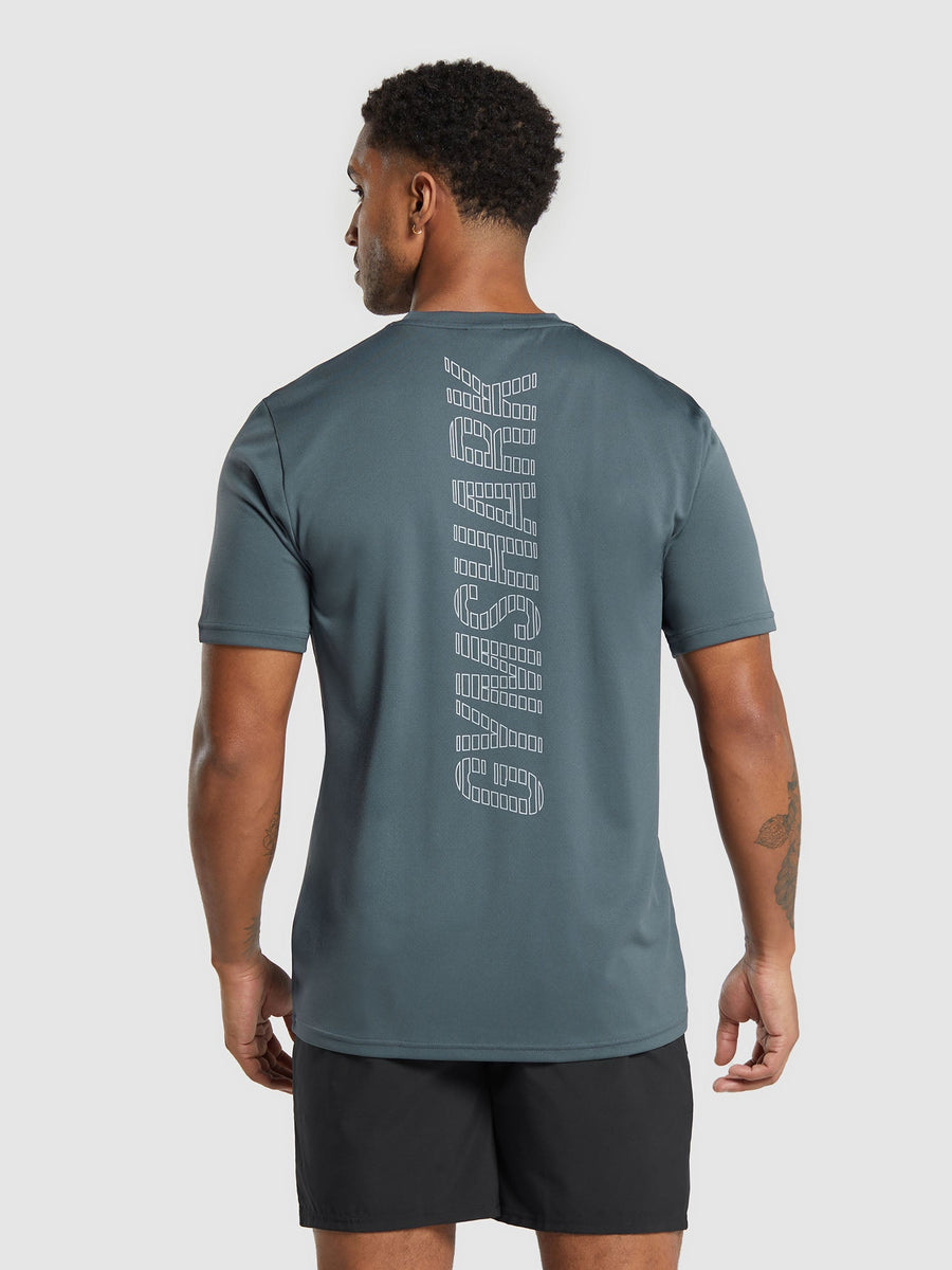 Gymshark Conditioning Goods T-Shirt — Titanium Blue — 2