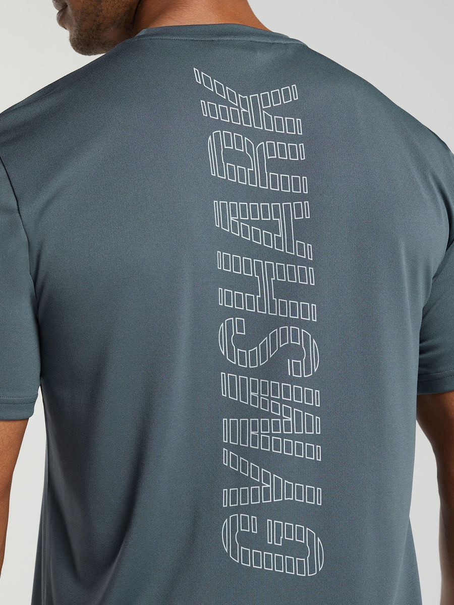 Gymshark Conditioning Goods T-Shirt — Titanium Blue — 6