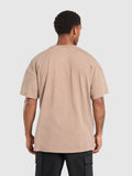 Gymshark Collegiate Shadow Washed T-Shirt — Stone Pink/Stone Acid Wash — 2