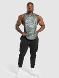 Gymshark Legacy Drop Arm Tank — Unit Green — 4