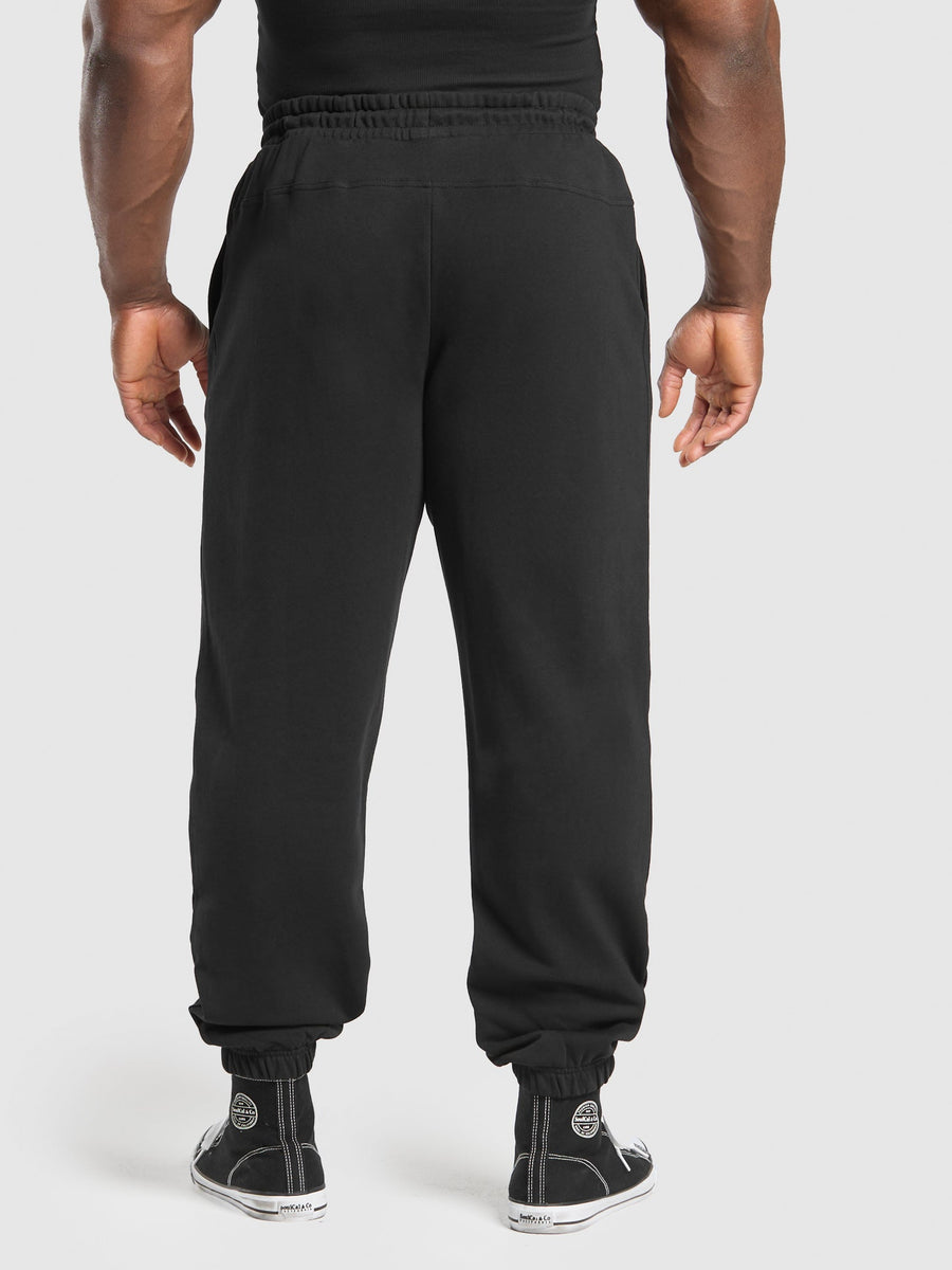 Gymshark Global Lifting Oversized Joggers — Black/Conditioning Red — 2