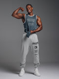 Gymshark Global Lifting Oversized Joggers — Light Grey Core Marl — 3